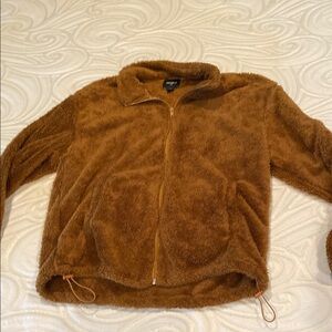 Forever 21 Brown Lightweight Shirt Jacket Casual Style